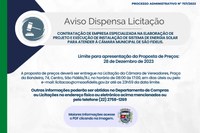 Aviso Dispensa Licitação