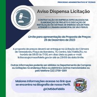 Aviso Dispensa Licitação