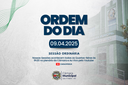 Ordem do Dia 09.04.2025